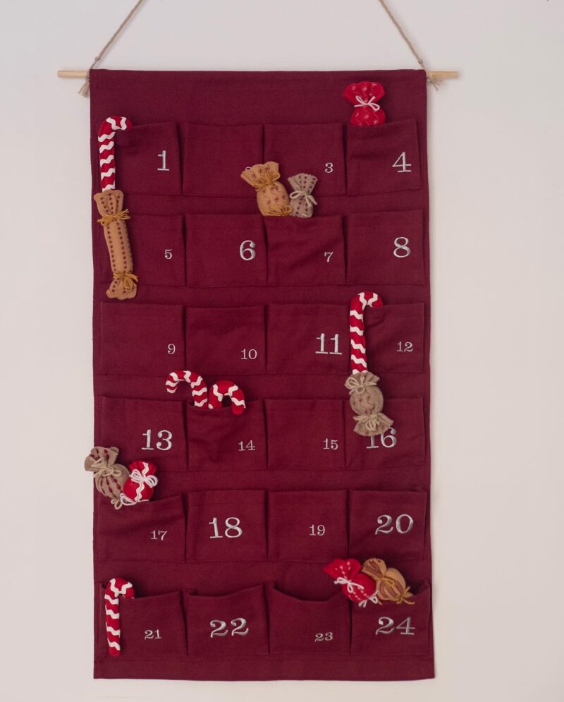 4. . Calendario Avvento sweety - rosso
