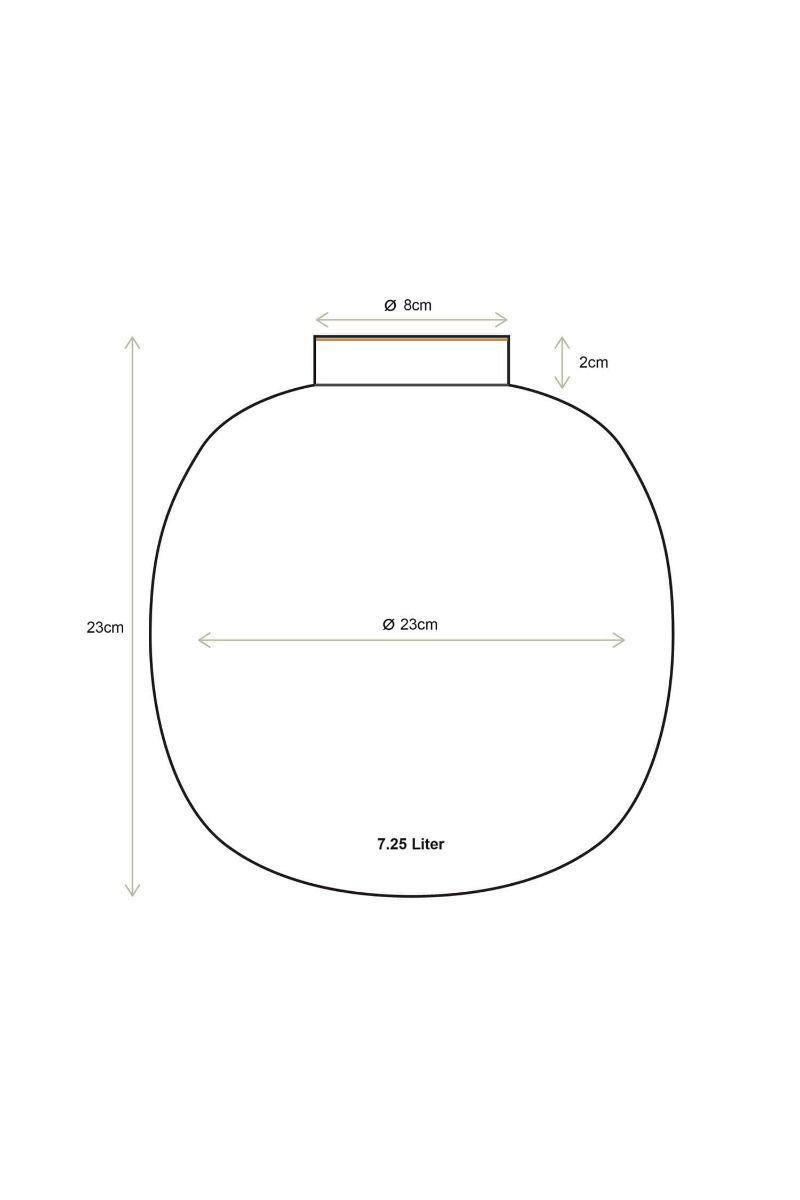 Scheda Vaso Metal 23 cm