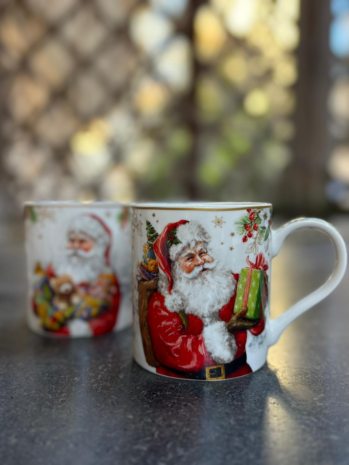 set 2 tazze babbo natale, 1x, 26€