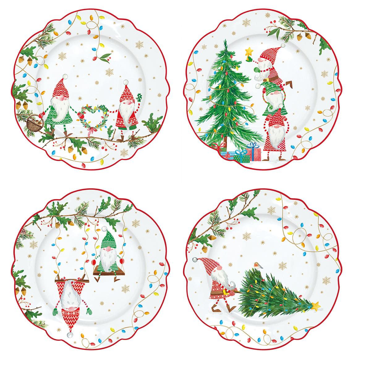 set 4 piatti dolci folletti, 1x, 55€