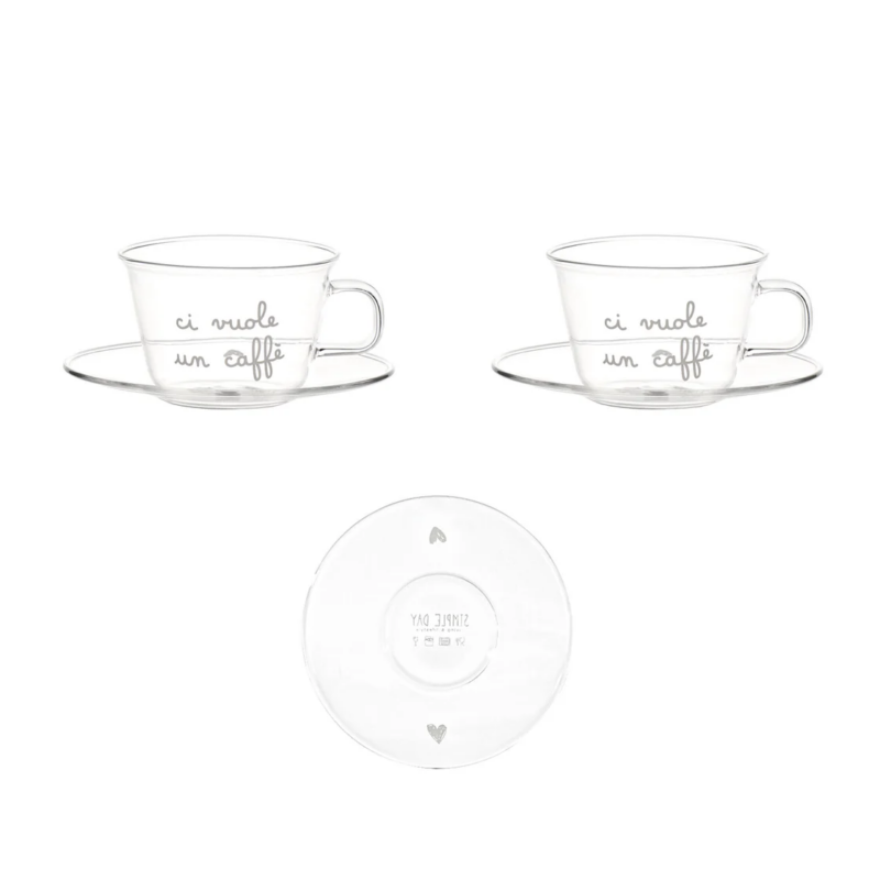 Set 2 tazzine Caffe- 2 pezzi-25€.
