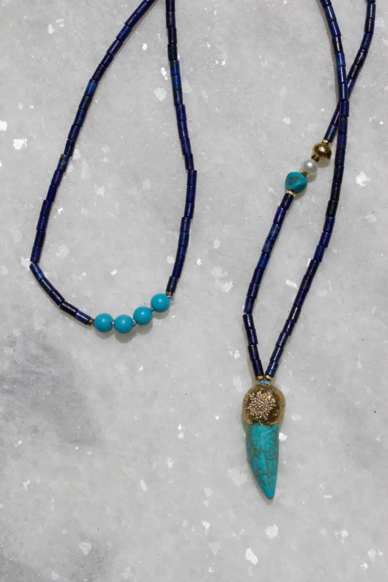 corno celeste catena blu 185£